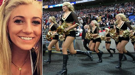 cheerleader leaks|NFL cheerleader claims she was FIRED after nude photos were。